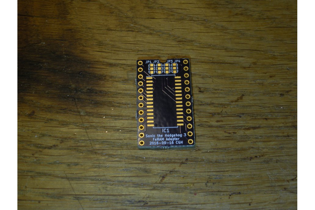 Sonic the Hedgehog 3 FeRAM Adapter PCB 1
