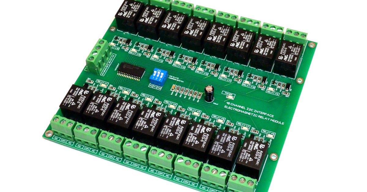 8 Channel I2C Electromagnetic Relay Module Arduino Raspberry 3.3V 5.0V DIN 