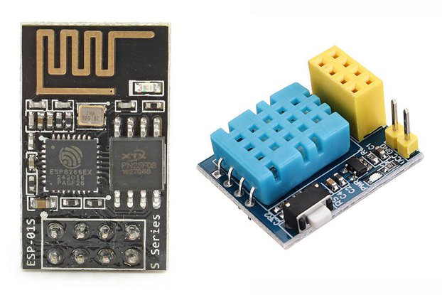 ESP8266 ESP-01 ESP-01S DHT11 Sensor Temperature