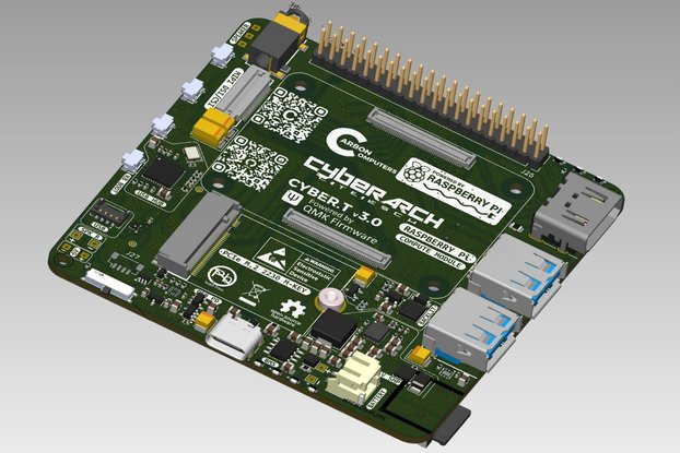 CM5 AIO - Carrier with built-in BMS, USB 3.0, M.2