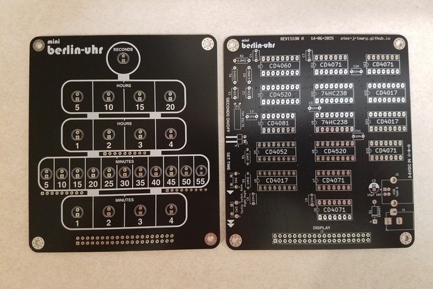 Mini Berlin-Uhr, DIY Project, PCB ONLY