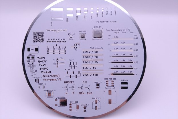Electronics Coaster White Aluminium
