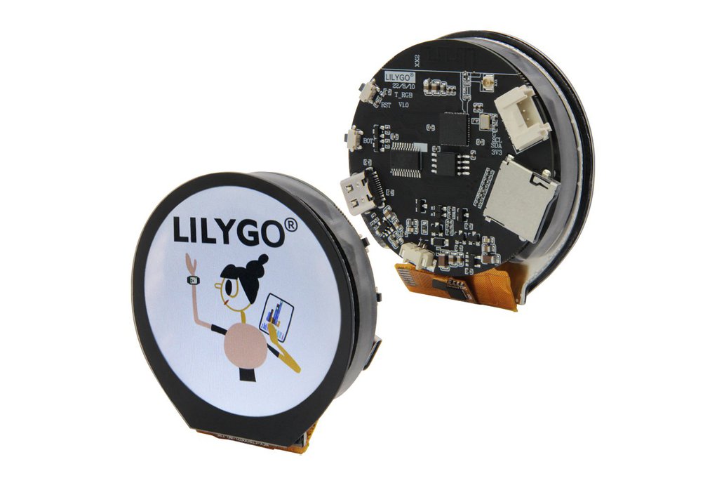 LILYGO® T-RGB ESP32-S3 2.1 inch Round Display LCD from Lilygo on Tindie