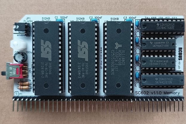 SC602 Memory Module Kit for RC2014/RCBus-40pin