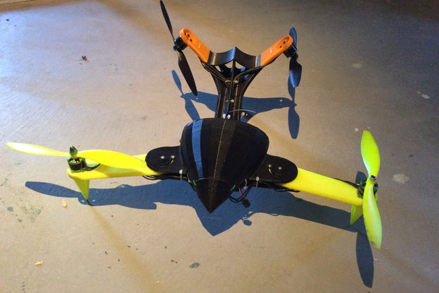 525mm V-Tail Multicopter Robotics Platform Drone