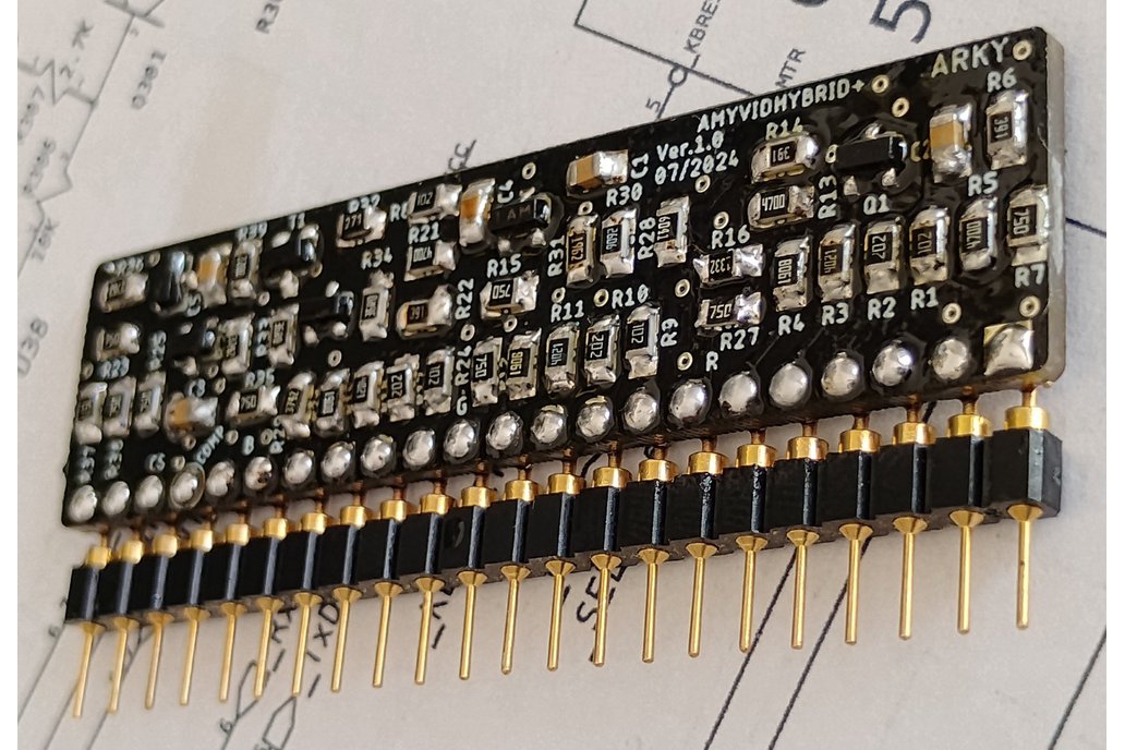AMYVIDHYBRID+ Modern Replacement for Amiga Vidiot 1