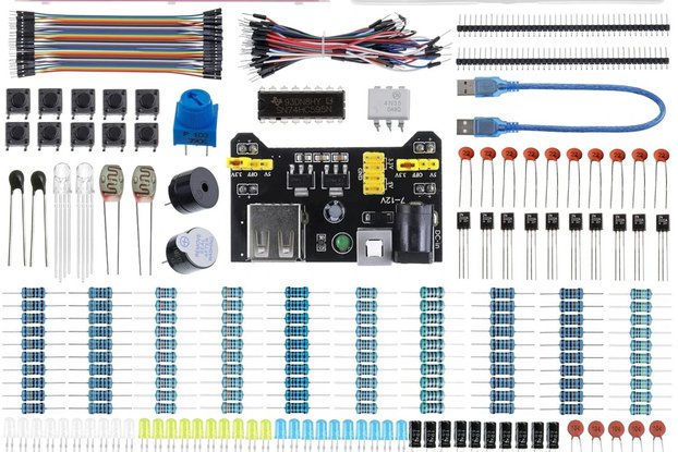 Full DIY Electronic Kit 830 Breadboard Jumper