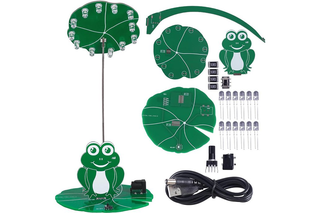DIY Frog Lamp LED Night Light Soldering Kit 1