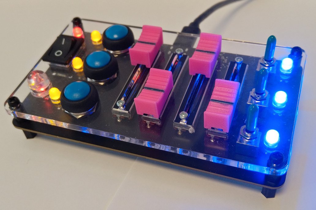 MIDI fader controller/soundboard USB C 1