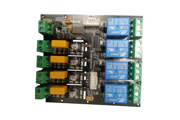 PKIO230 - I2C 4xRelay Output + 4x230V Input