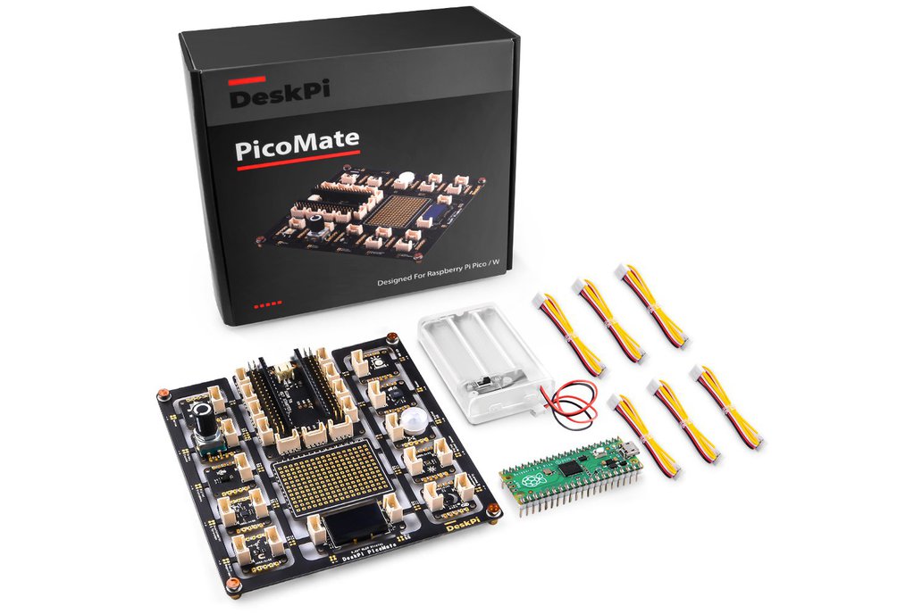 52Pi Pi Pico Board with DeskPi PicoMate 1