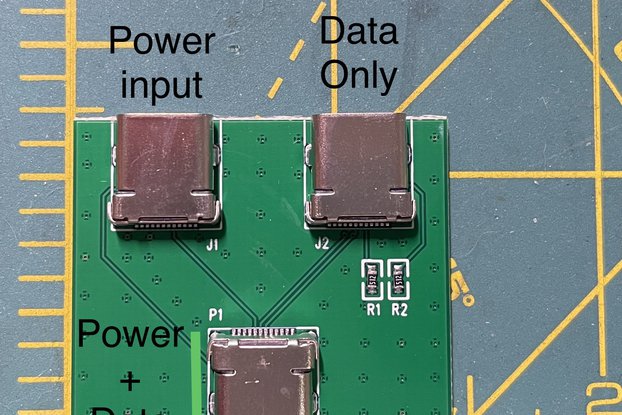 USB-C PD power splitter