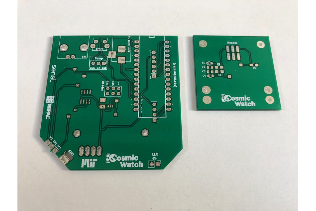 PCB for Cosmic Watch 1