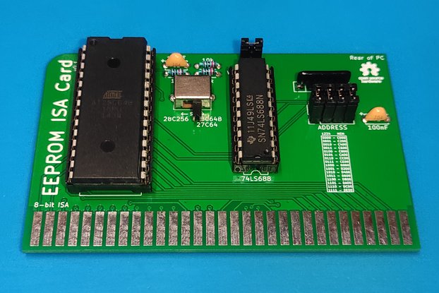 ISA ROM Board for XT RAM Test or XT-IDE (28C64)