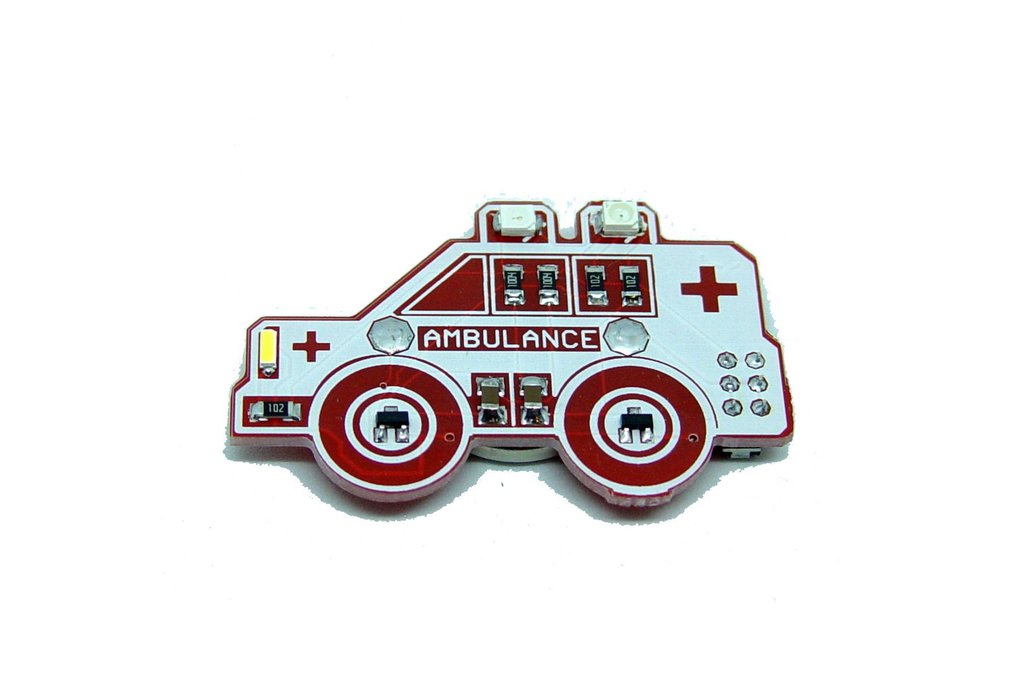 Ambulance - LED learn to solder kit 1