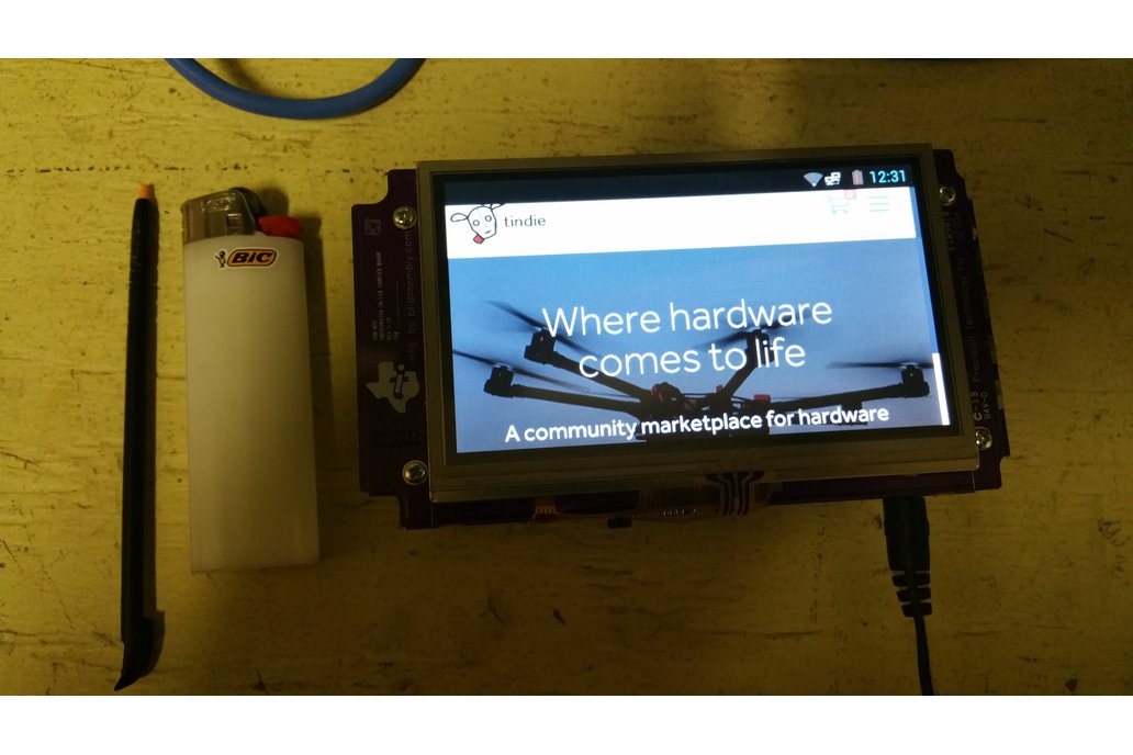 Sitara ARM AM335x starter kit with Android ICS 1