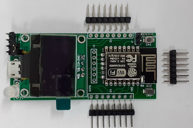 ESP12.OLED - universal ESP8266+0.96"OLED MCU board