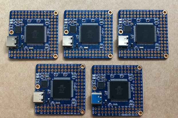 5-Pack Naked Mega 4 Arduino compatible board