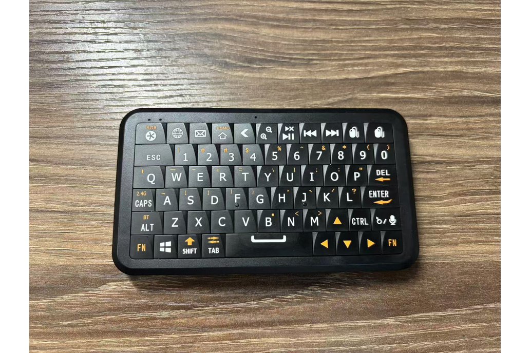 small keyboard with a motion sensing mouse（black） 1