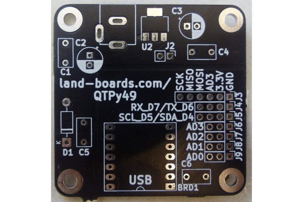 QT Py / XIAO Breakout Card (PCB Only) 1