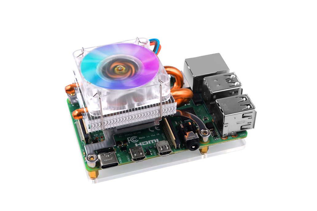 52Pi Raspberry Pi 4 Fan, Low-Profile CPU Cooler 1