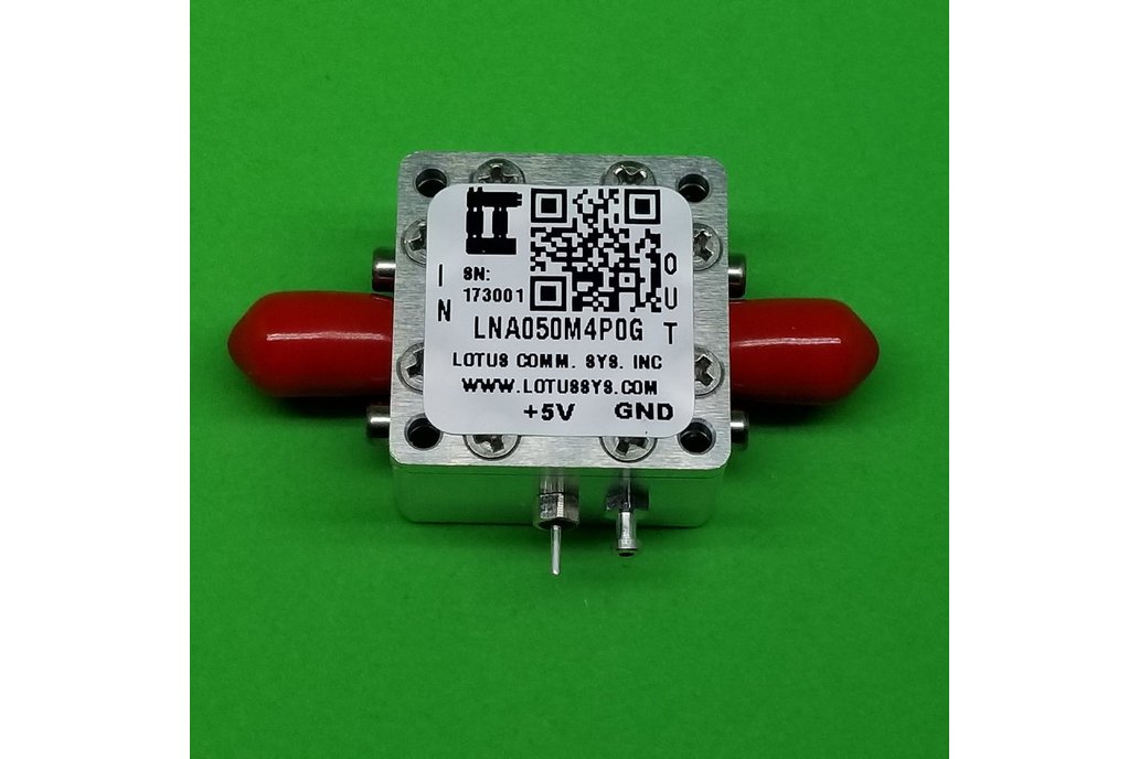 Broadband LNA 0.8dN NF 50MHz~4GHz SMA 1