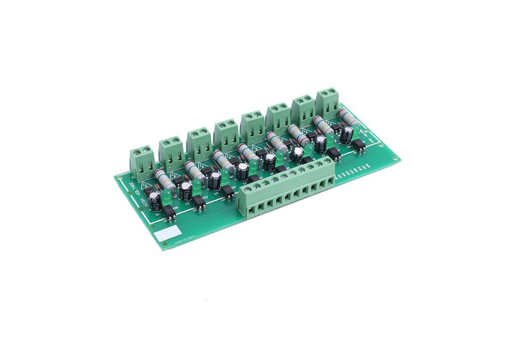 AC 110V 220V 8Bit PNP Optocoupler Isolation Module 1