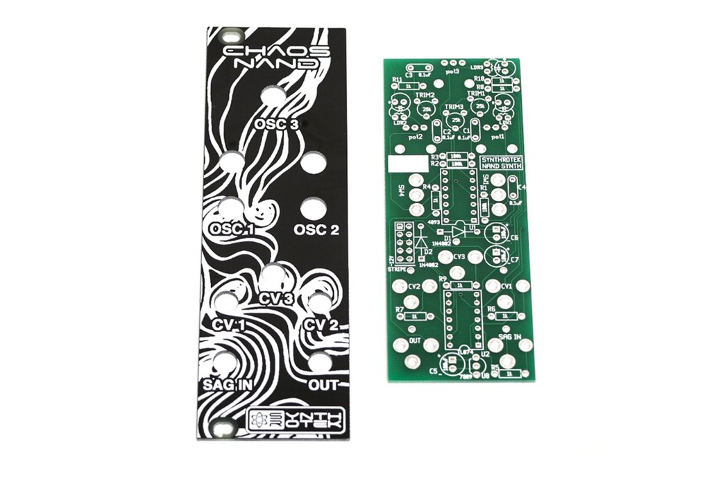 4093 CHAOS NAND PCB and Panel - Eurorack 1