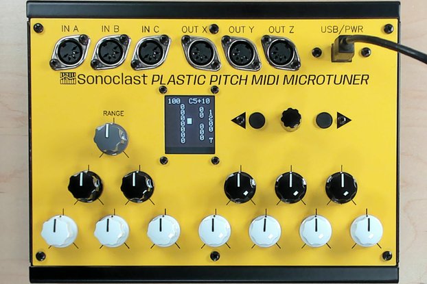 Plastic Pitch Plus Microtonal MIDI Machine