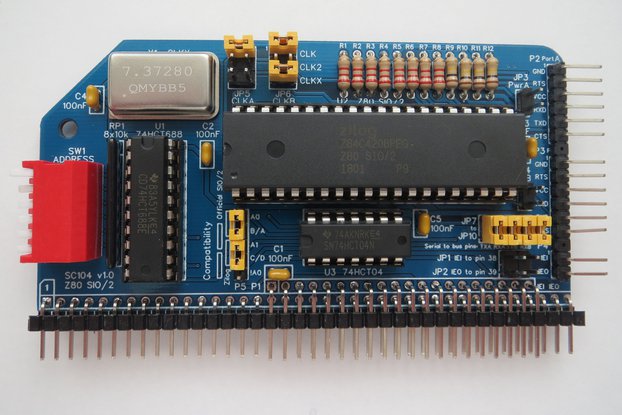 SC104 RCBus-40pin+ Z80 SIO/2 Module Kit for RC2014