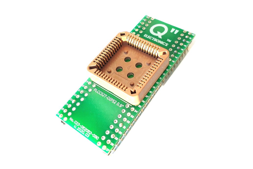 Adapter PLCC52T to DIP52 0.9". 1