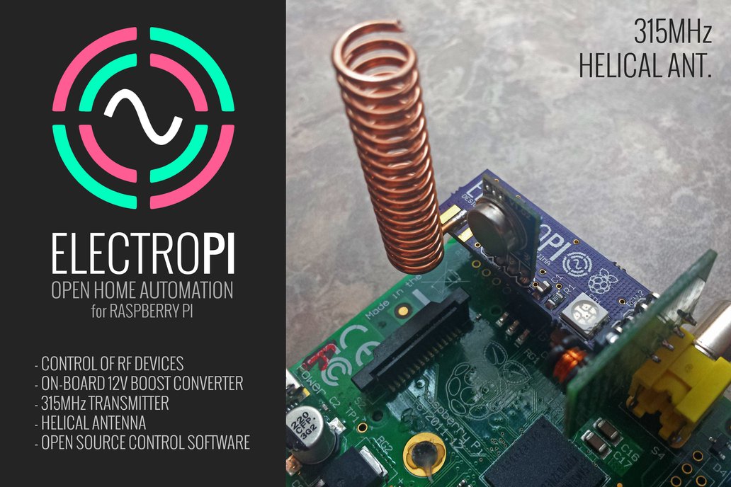 ElectroPi IoT PCB (315MHz - Helical Ant) 1