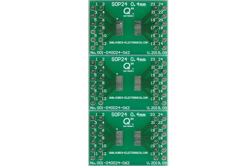 TVSOP24 0.40mm(0.016") to 2 x IDC2x6 - 3 PCS. 1