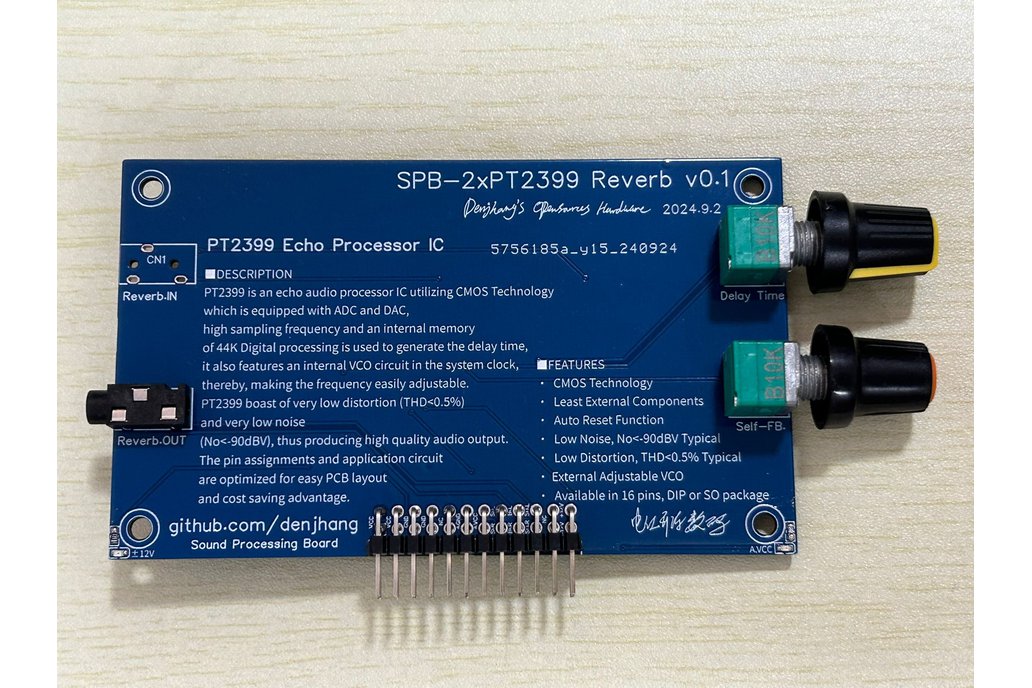 SPB-2xPT2399 Stereo Reverb Board 1