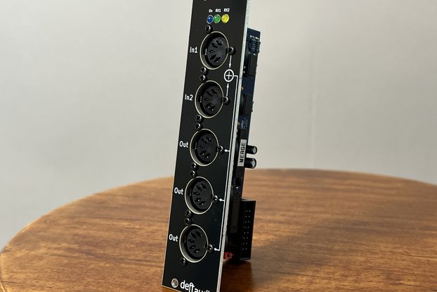Eurorack MIDI Merger 2in -> 3out DIN5 midithru