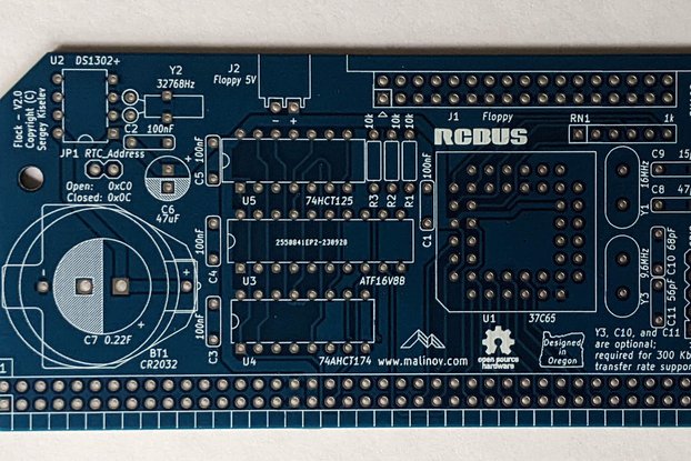 Flock V2 - RCBus Module: PCB, FDC, and SPLD