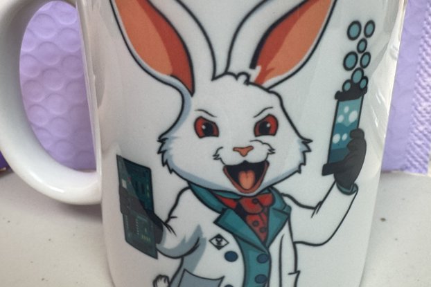 Rabbit-Labs - Hazardous Rabbit Coffee Mug