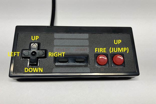 Custom Atari Commodore controller w/9-pin cable