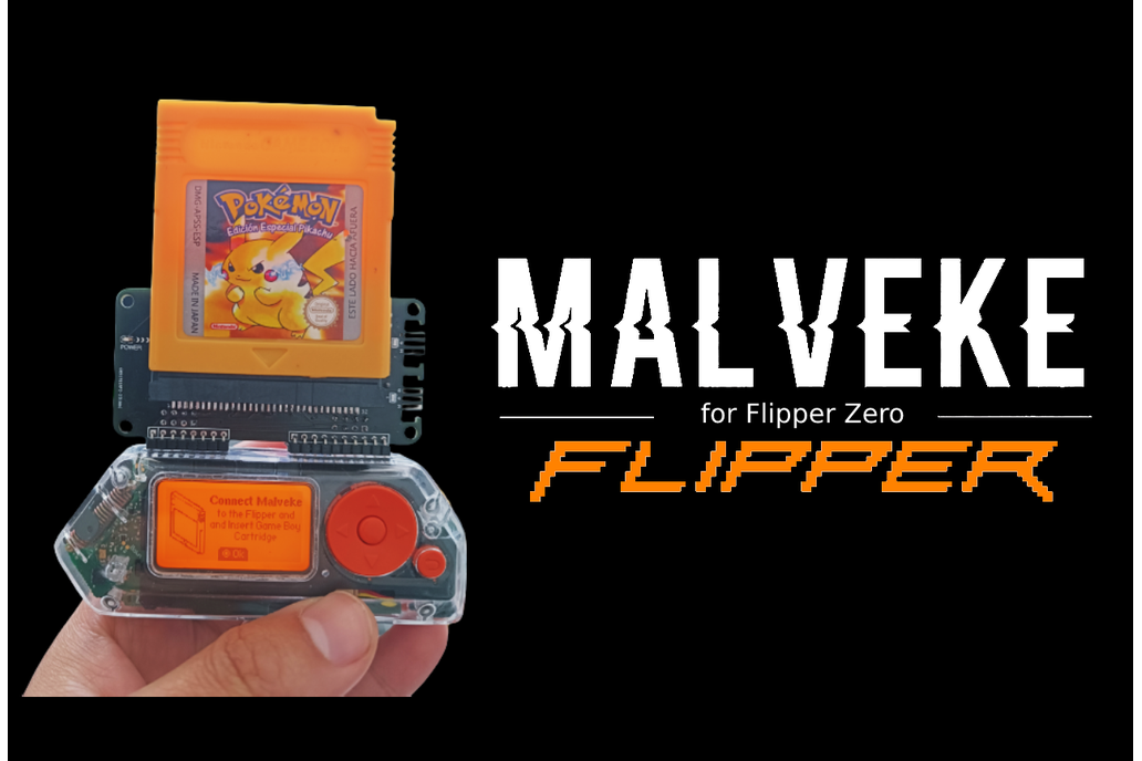 MALVEKE - GAME BOY Tools for Flipper Zero from Esteban Fuentealba on Tindie