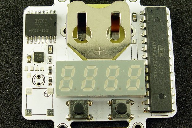 Motion activated LED watch