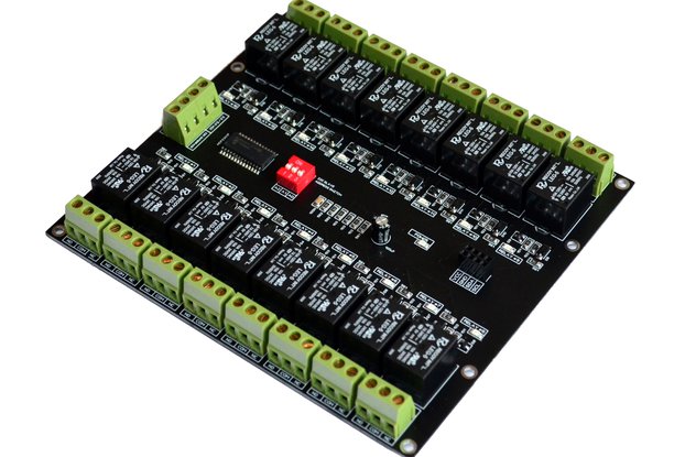 16 Channel I2C Electromagnetic Relay Module IoT