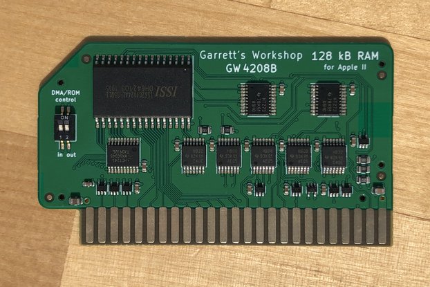 RAM128 (GW4208B) -- 128kB RAM for Apple II