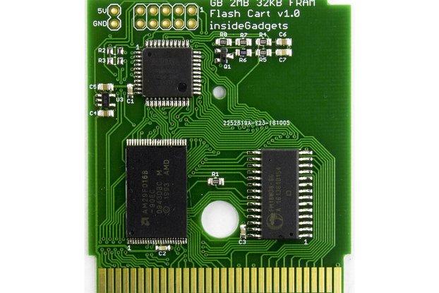 Gameboy 2MB ROM, 32KB FRAM Flash Cart
