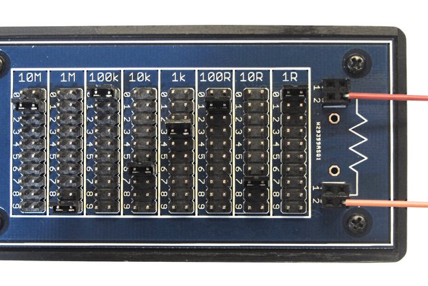 8 Decade Resistor Box 1R - 99999999R, 1%, 0.25W