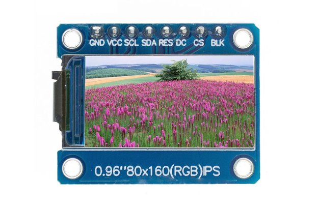 Smart electronic display module with HD TFT LCD