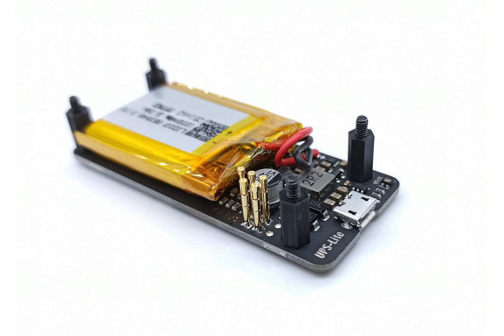 ZRNG New UPS Lite V1.2 UPS Power HAT Board with Battery Electricity Detection Fit for Raspberry Pi Zero Zero W Color : UPS Lite with Zero 