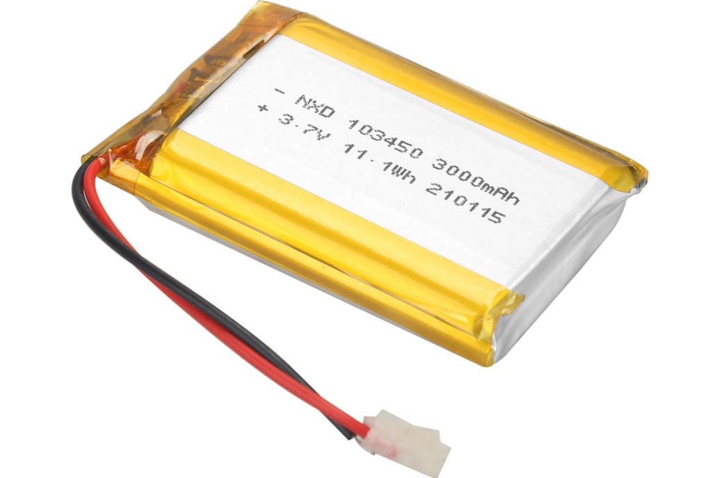 3000mAh Lithium Polymer Battery Pack 1
