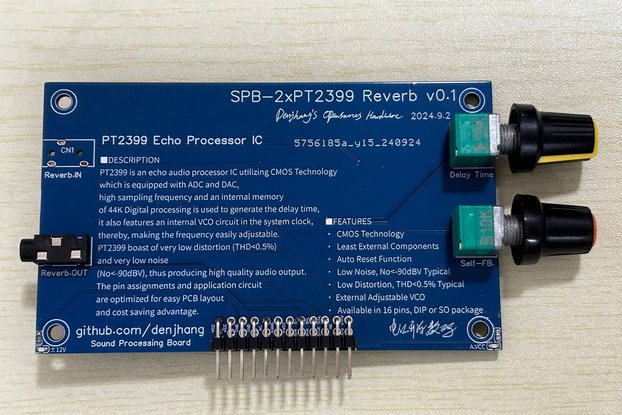 SPB-2xPT2399 Stereo Reverb Board