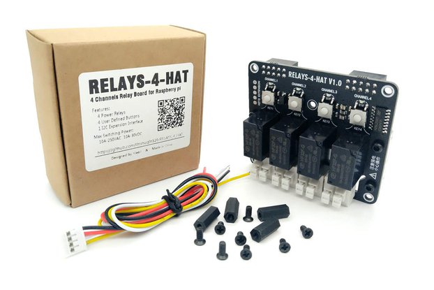 4 Channels Relay Board for Raspberry pi