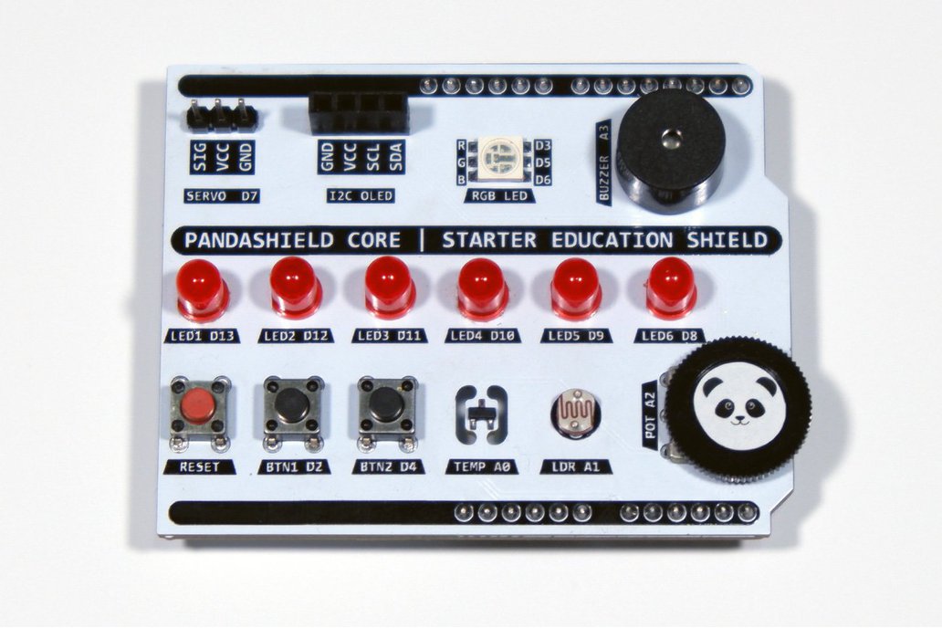 PandaShield Core | STEM Education Arduino Shield 1